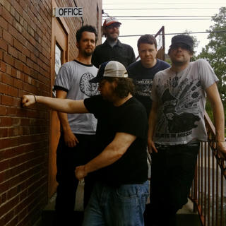 The band (minus Drew Daniel) at the studio in 2010. Louisville, KY.